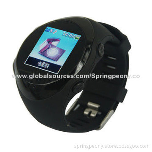 2014 Hot-selling Smart Watch Phone with SOS Button and GPS Function